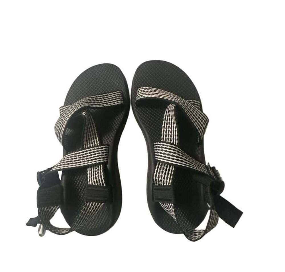 Chaco Z/Cloud Sandal Black White Strappy